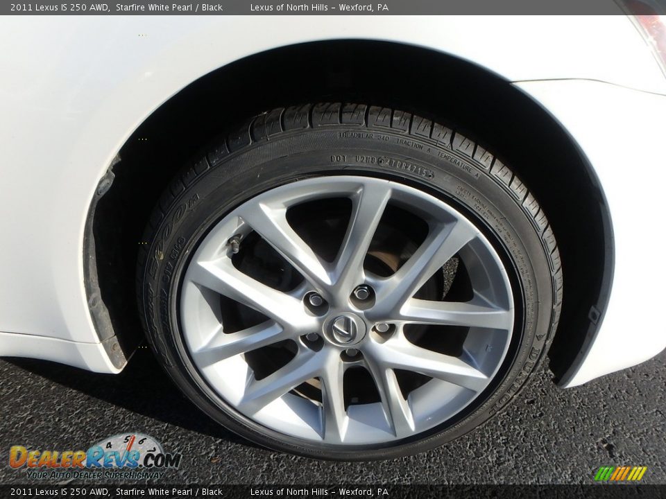 2011 Lexus IS 250 AWD Starfire White Pearl / Black Photo #5