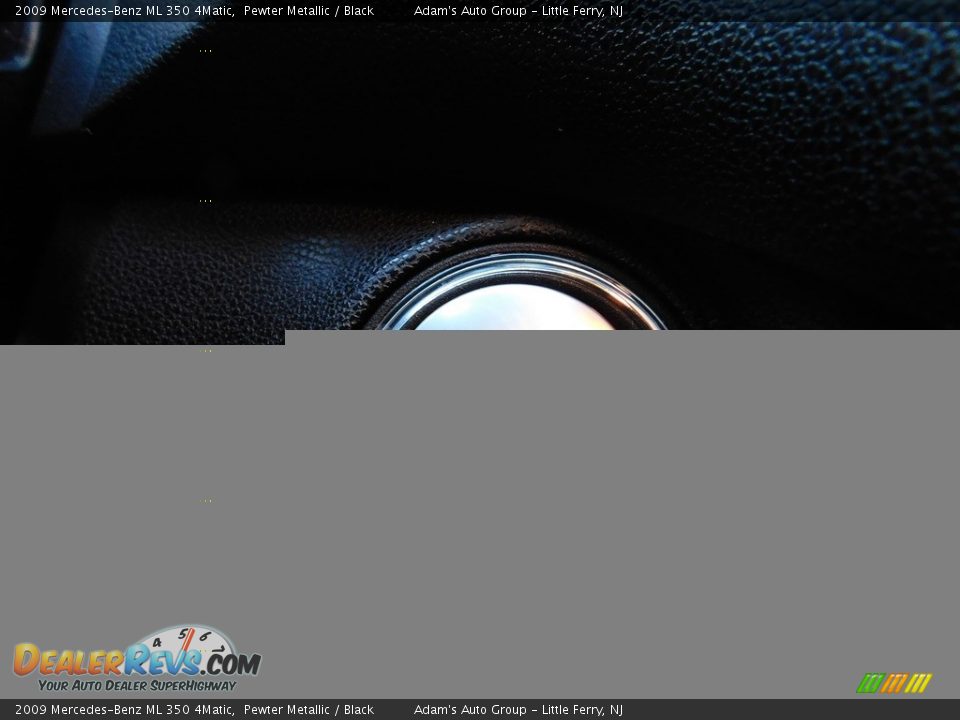 2009 Mercedes-Benz ML 350 4Matic Pewter Metallic / Black Photo #20