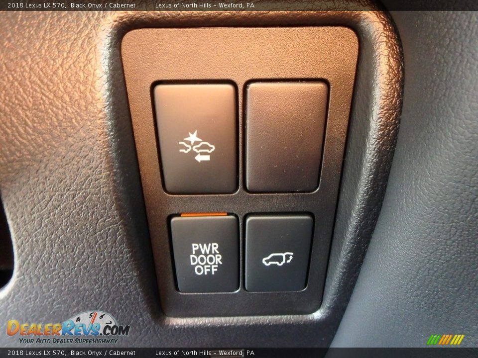 2018 Lexus LX 570 Black Onyx / Cabernet Photo #12