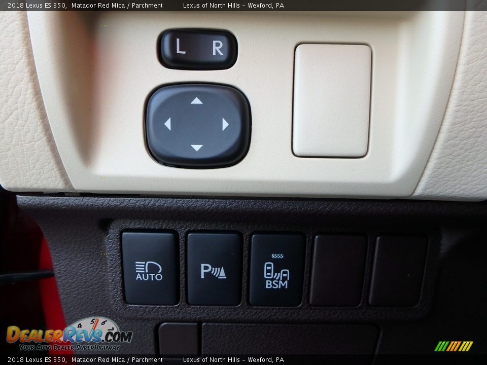2018 Lexus ES 350 Matador Red Mica / Parchment Photo #12