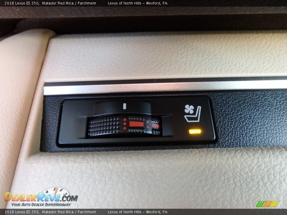 2018 Lexus ES 350 Matador Red Mica / Parchment Photo #14