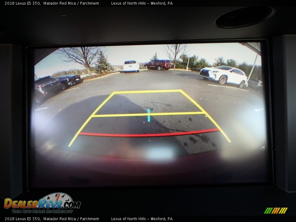 2018 Lexus ES 350 Matador Red Mica / Parchment Photo #15