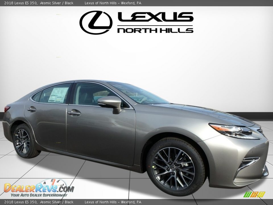 2018 Lexus ES 350 Atomic Silver / Black Photo #1