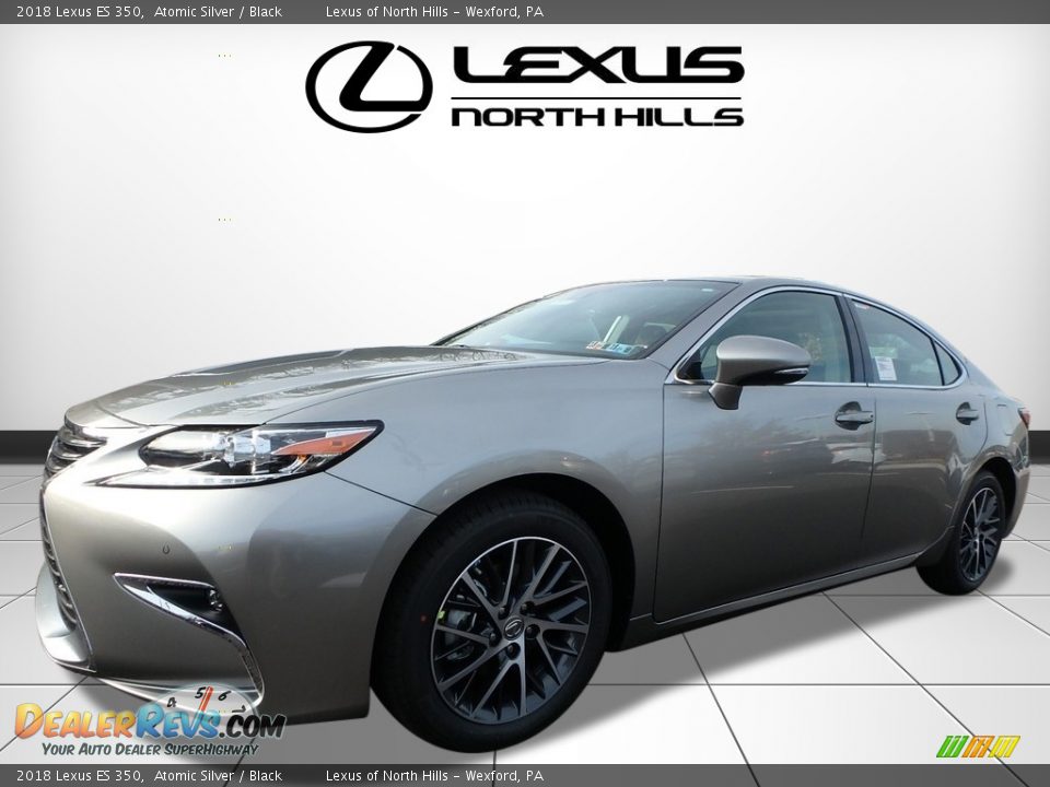2018 Lexus ES 350 Atomic Silver / Black Photo #4