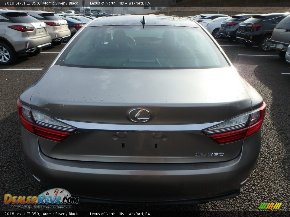 2018 Lexus ES 350 Atomic Silver / Black Photo #6