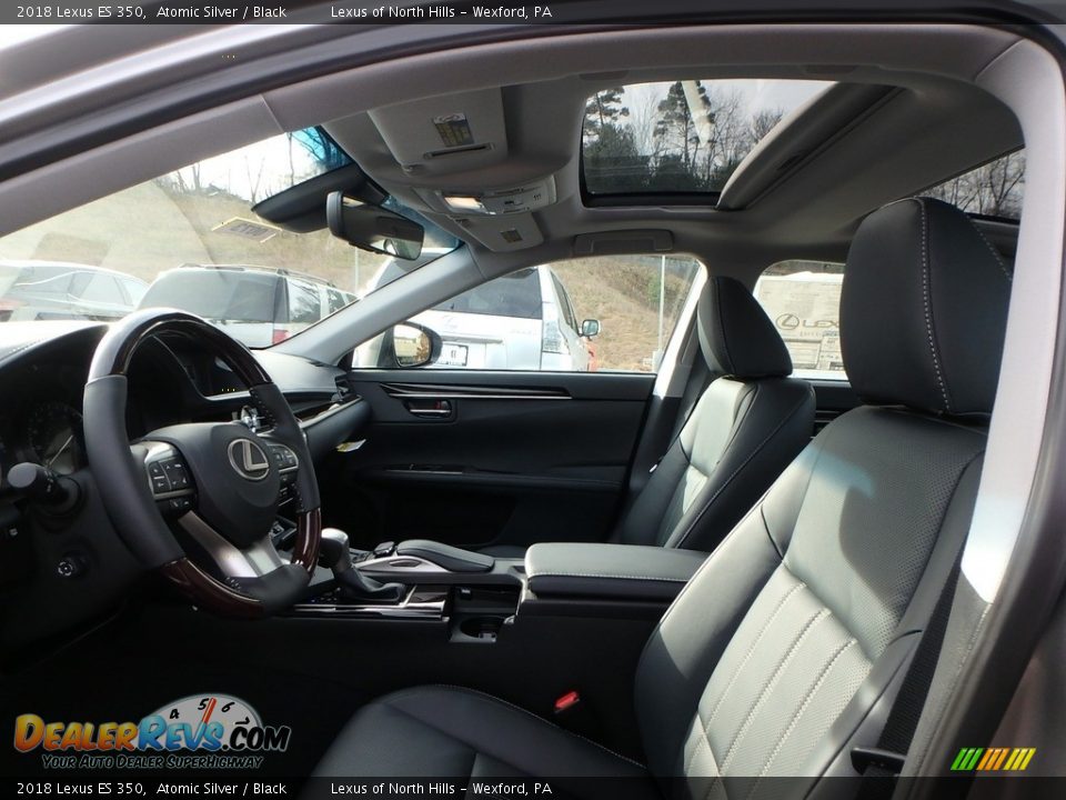 2018 Lexus ES 350 Atomic Silver / Black Photo #7