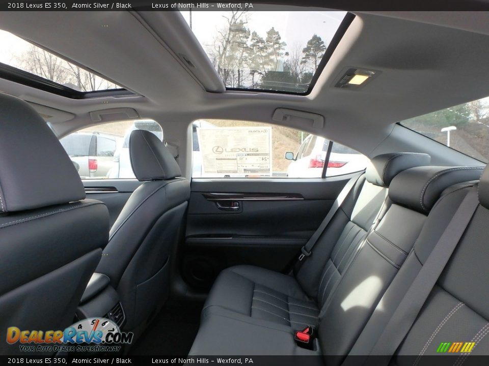 2018 Lexus ES 350 Atomic Silver / Black Photo #8