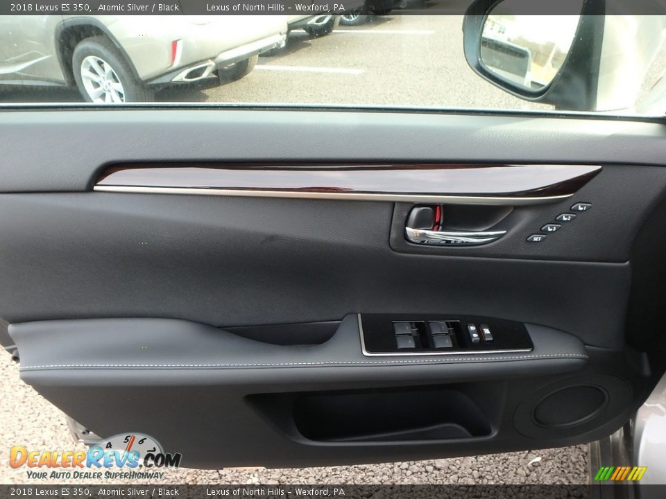 2018 Lexus ES 350 Atomic Silver / Black Photo #10