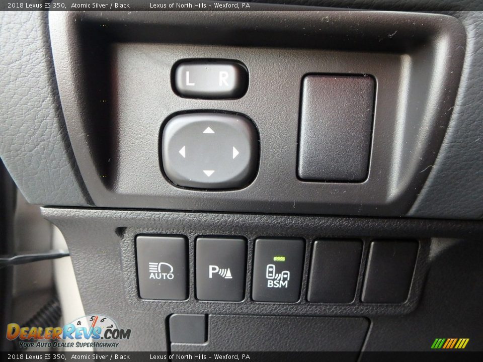 2018 Lexus ES 350 Atomic Silver / Black Photo #12