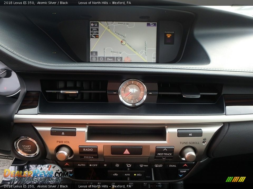 2018 Lexus ES 350 Atomic Silver / Black Photo #15