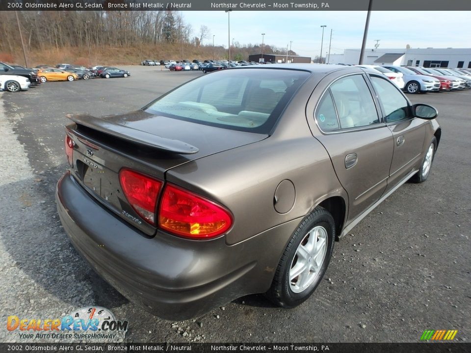 2002 Oldsmobile Alero GL Sedan Bronze Mist Metallic / Neutral Photo #4