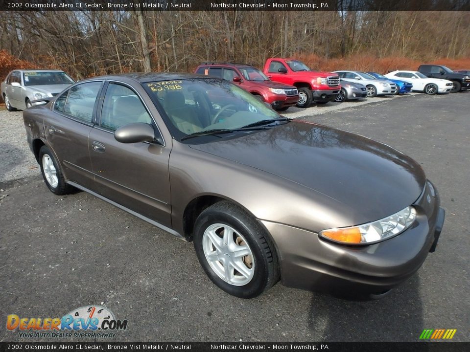 2002 Oldsmobile Alero GL Sedan Bronze Mist Metallic / Neutral Photo #5