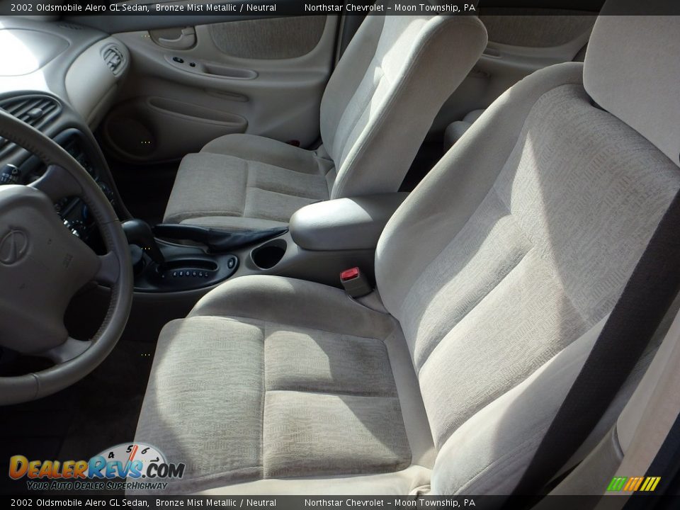 2002 Oldsmobile Alero GL Sedan Bronze Mist Metallic / Neutral Photo #8