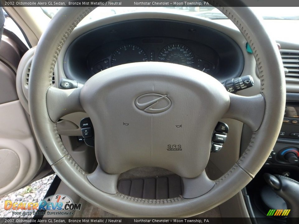 2002 Oldsmobile Alero GL Sedan Bronze Mist Metallic / Neutral Photo #14