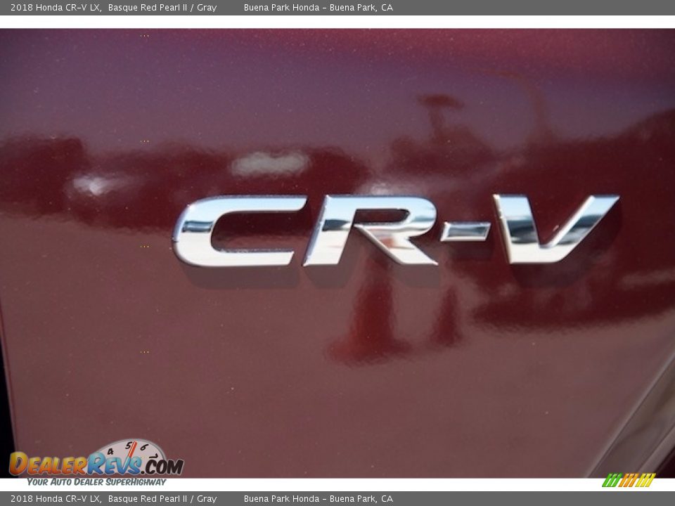 2018 Honda CR-V LX Basque Red Pearl II / Gray Photo #3