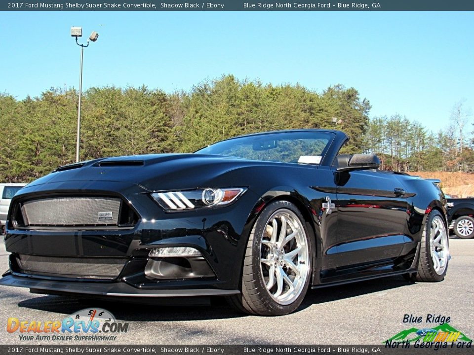 2017 Ford Mustang Shelby Super Snake Convertible Shadow Black / Ebony Photo #1