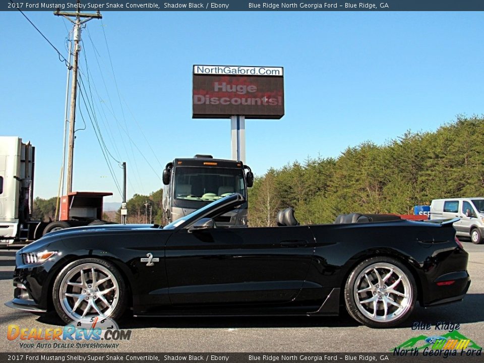 2017 Ford Mustang Shelby Super Snake Convertible Shadow Black / Ebony Photo #2