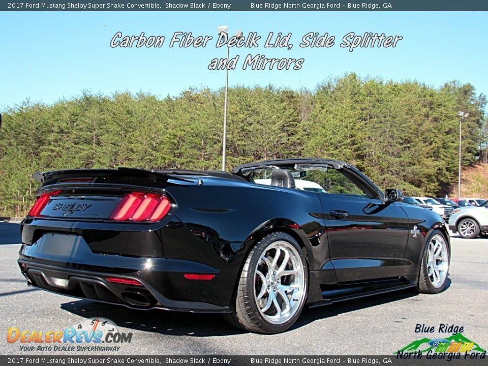 2017 Ford Mustang Shelby Super Snake Convertible Shadow Black / Ebony Photo #6