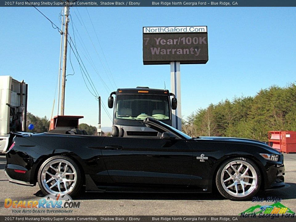 2017 Ford Mustang Shelby Super Snake Convertible Shadow Black / Ebony Photo #7