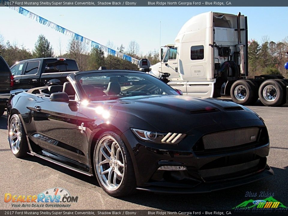 2017 Ford Mustang Shelby Super Snake Convertible Shadow Black / Ebony Photo #8