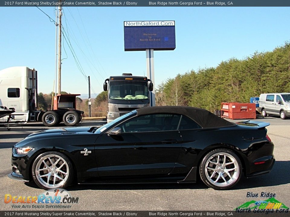 2017 Ford Mustang Shelby Super Snake Convertible Shadow Black / Ebony Photo #11