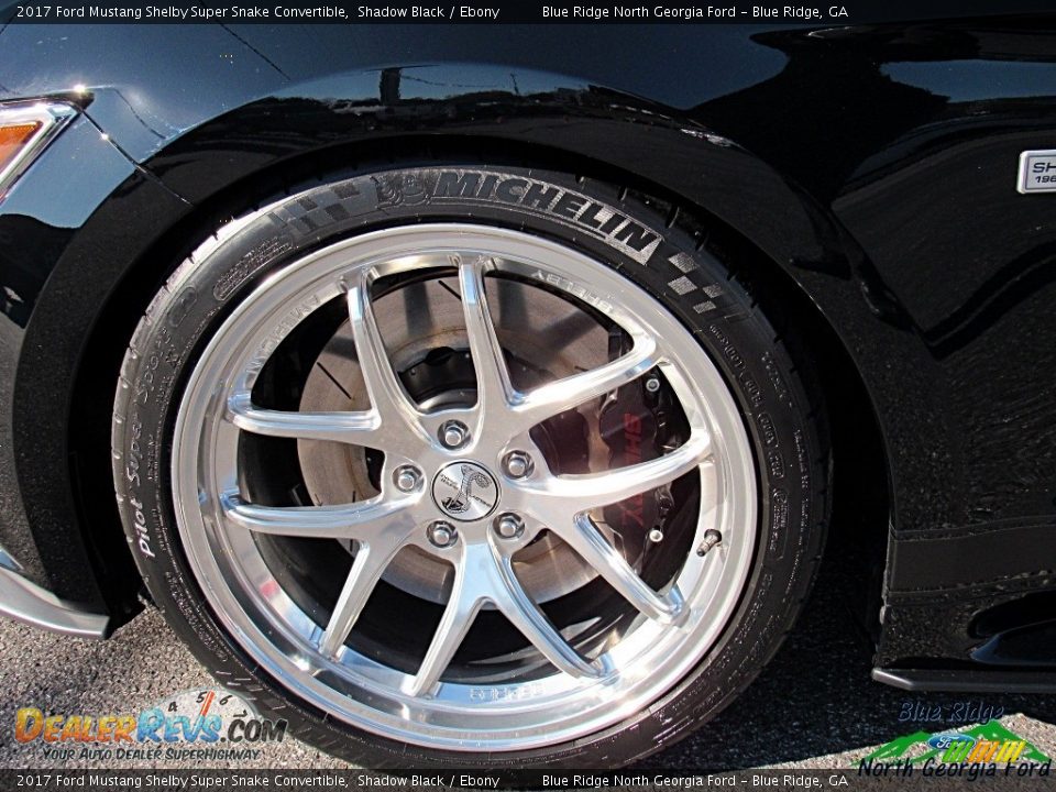 2017 Ford Mustang Shelby Super Snake Convertible Shadow Black / Ebony Photo #13