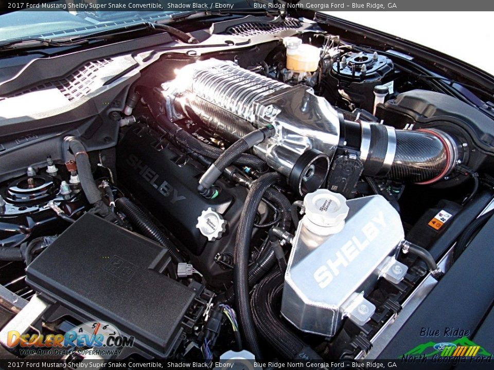2017 Ford Mustang Shelby Super Snake Convertible Shadow Black / Ebony Photo #14