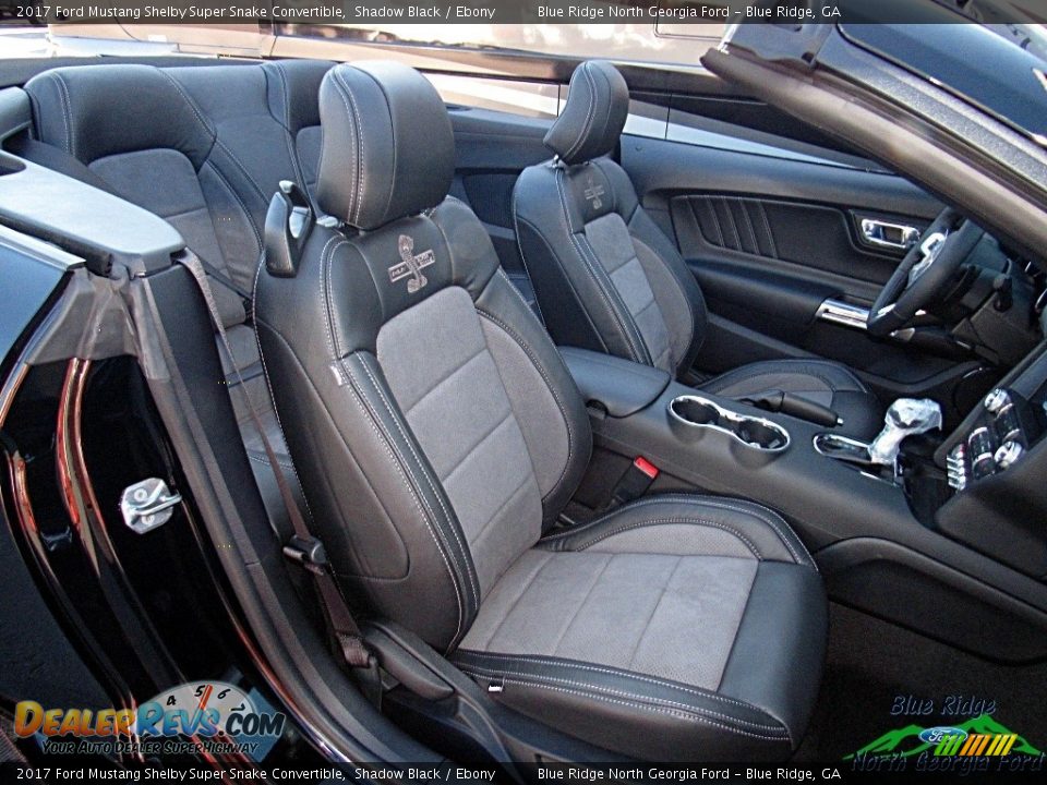 2017 Ford Mustang Shelby Super Snake Convertible Shadow Black / Ebony Photo #16