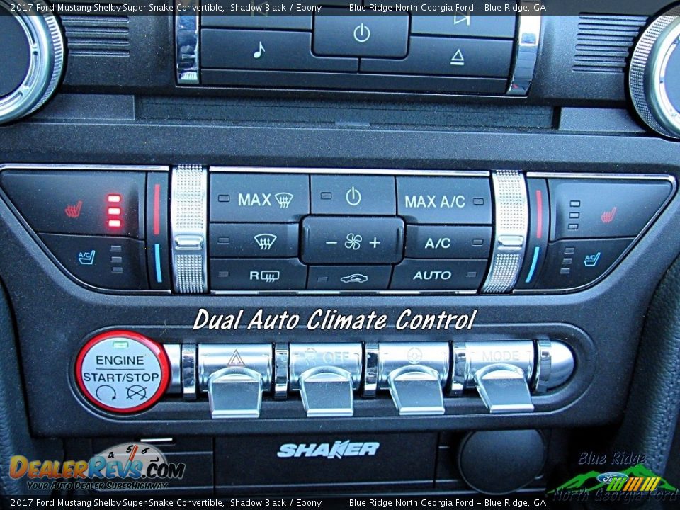 2017 Ford Mustang Shelby Super Snake Convertible Shadow Black / Ebony Photo #21