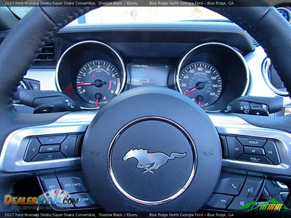 2017 Ford Mustang Shelby Super Snake Convertible Shadow Black / Ebony Photo #22