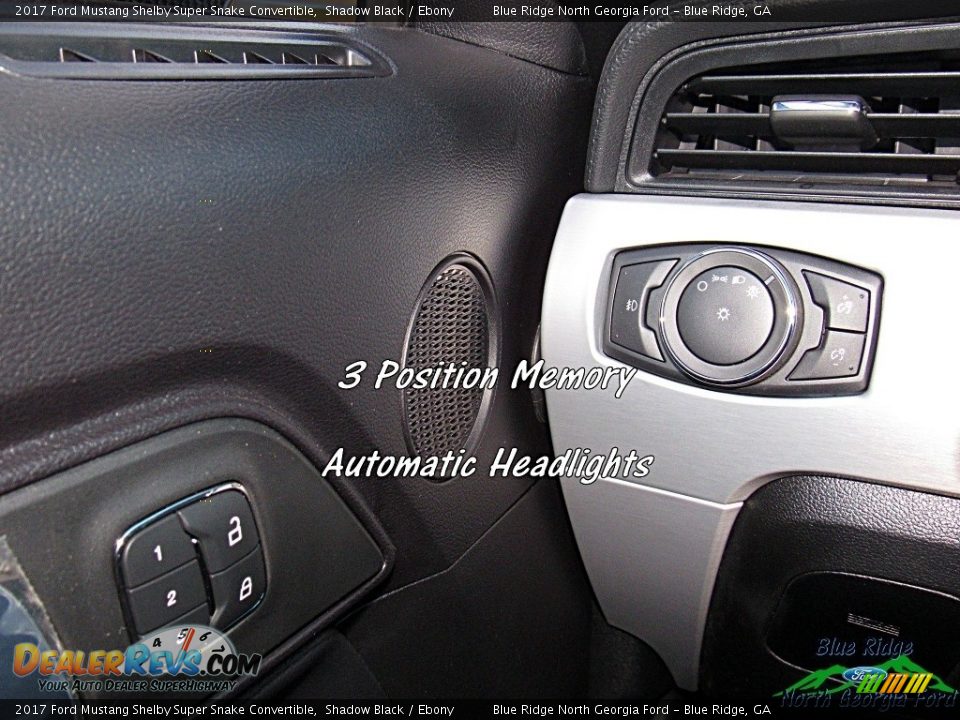 2017 Ford Mustang Shelby Super Snake Convertible Shadow Black / Ebony Photo #23