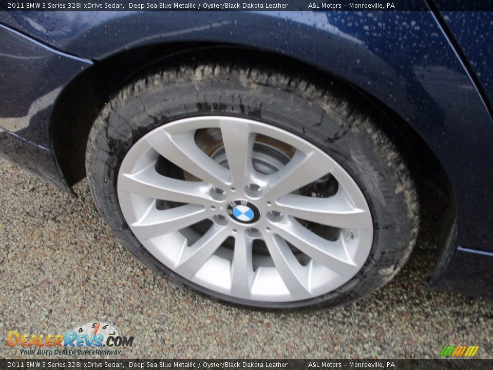 2011 BMW 3 Series 328i xDrive Sedan Deep Sea Blue Metallic / Oyster/Black Dakota Leather Photo #5