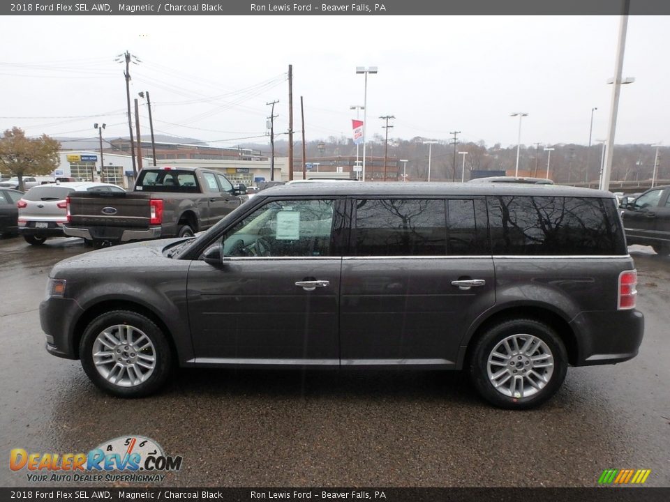 Magnetic 2018 Ford Flex SEL AWD Photo #6
