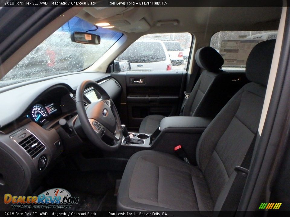 Charcoal Black Interior - 2018 Ford Flex SEL AWD Photo #11