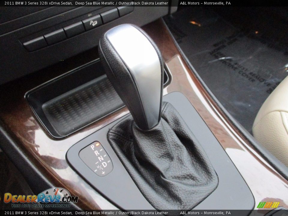 2011 BMW 3 Series 328i xDrive Sedan Deep Sea Blue Metallic / Oyster/Black Dakota Leather Photo #14