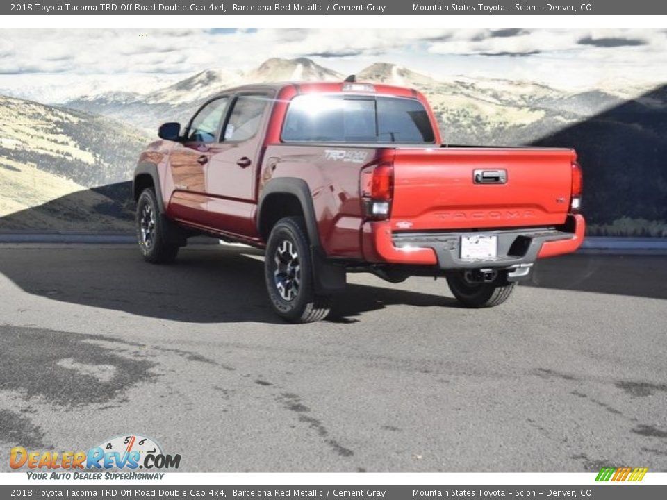 2018 Toyota Tacoma TRD Off Road Double Cab 4x4 Barcelona Red Metallic / Cement Gray Photo #3