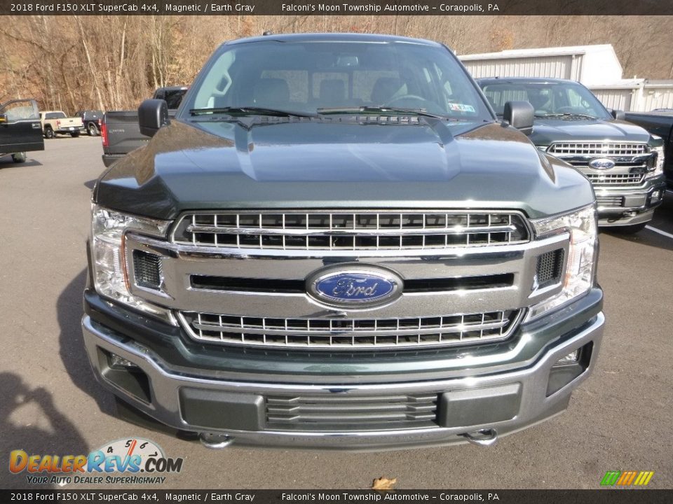 2018 Ford F150 XLT SuperCab 4x4 Magnetic / Earth Gray Photo #3