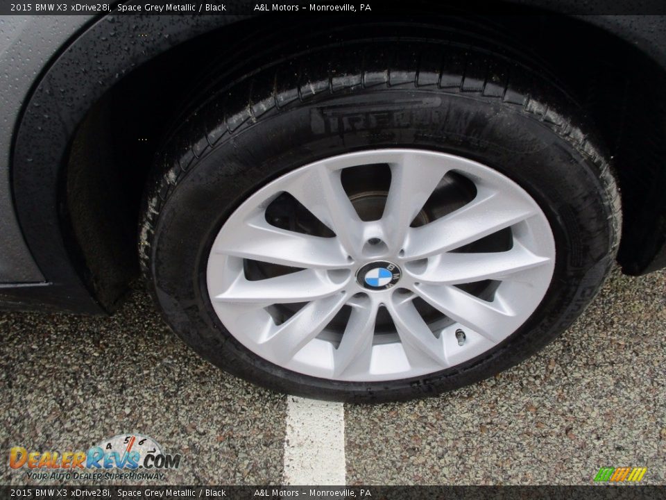 2015 BMW X3 xDrive28i Space Grey Metallic / Black Photo #5