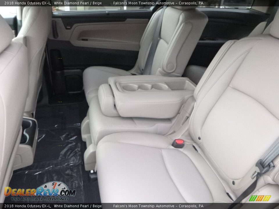 2018 Honda Odyssey EX-L White Diamond Pearl / Beige Photo #9