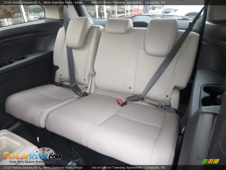 2018 Honda Odyssey EX-L White Diamond Pearl / Beige Photo #10