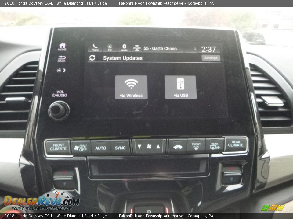 2018 Honda Odyssey EX-L White Diamond Pearl / Beige Photo #14