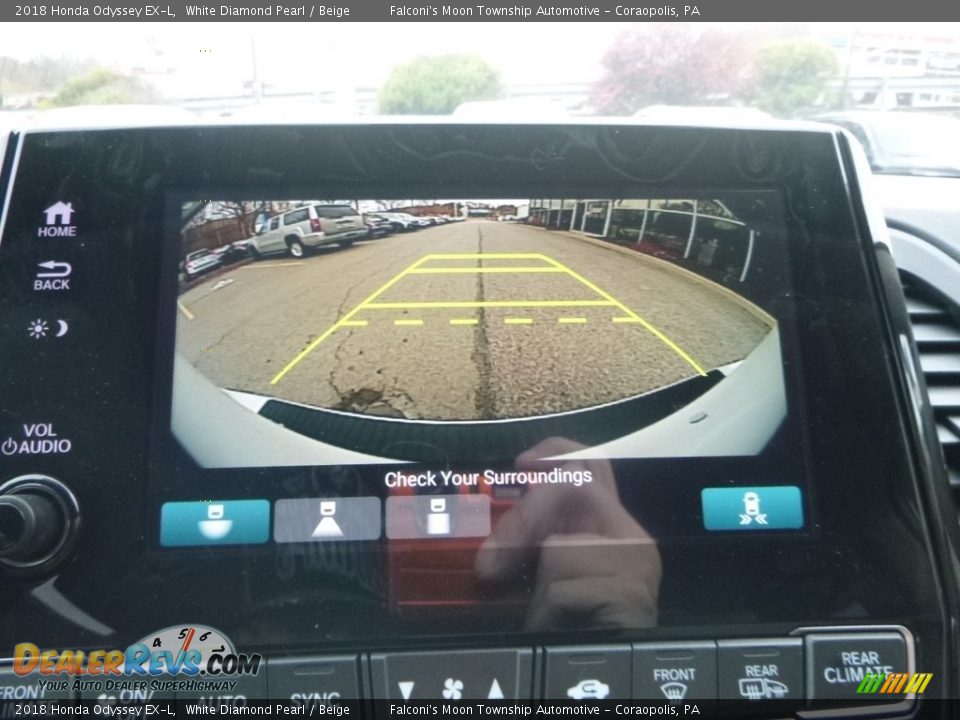 2018 Honda Odyssey EX-L White Diamond Pearl / Beige Photo #15
