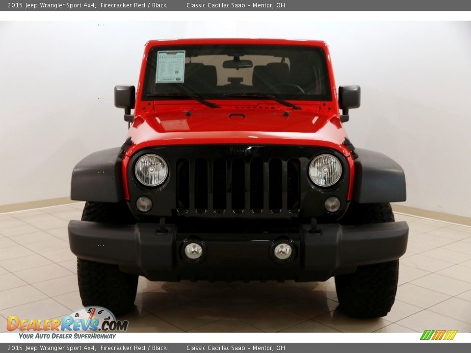 2015 Jeep Wrangler Sport 4x4 Firecracker Red / Black Photo #2