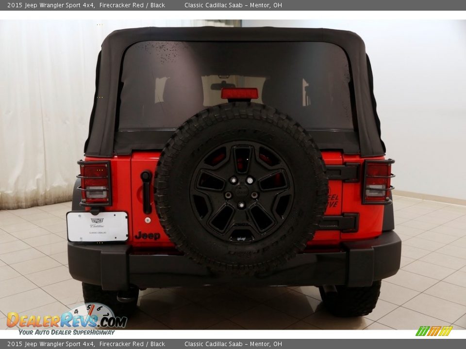 2015 Jeep Wrangler Sport 4x4 Firecracker Red / Black Photo #12