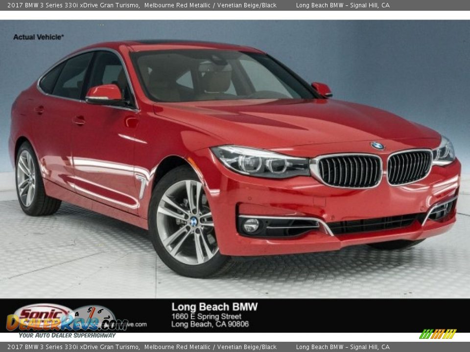 2017 BMW 3 Series 330i xDrive Gran Turismo Melbourne Red Metallic / Venetian Beige/Black Photo #1