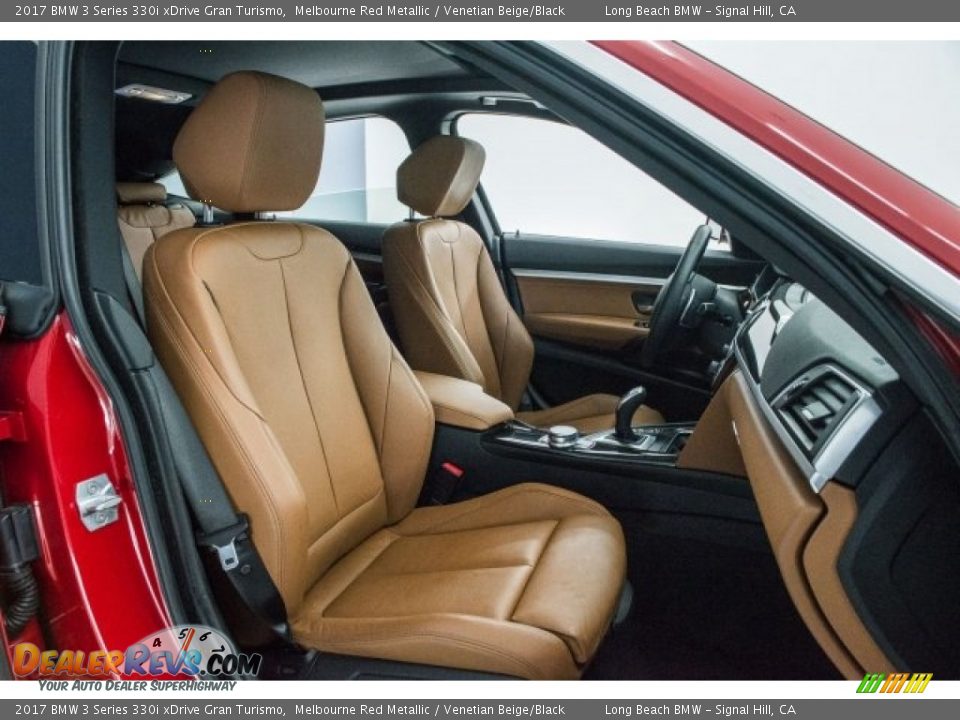 Venetian Beige/Black Interior - 2017 BMW 3 Series 330i xDrive Gran Turismo Photo #7