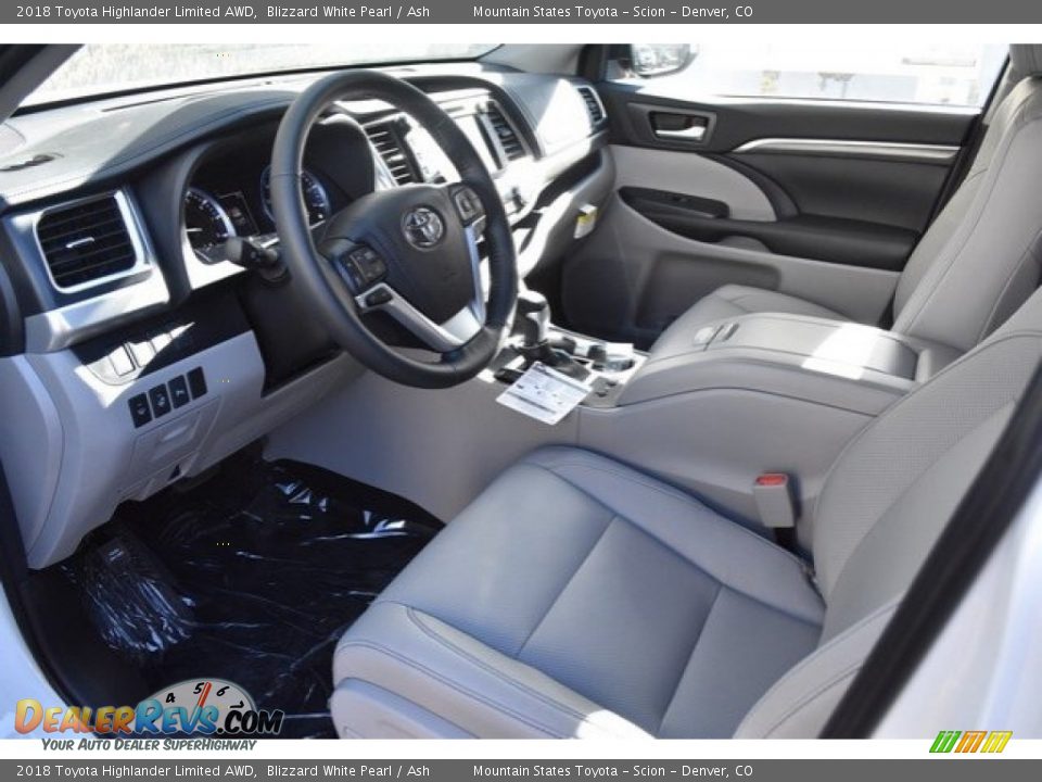 2018 Toyota Highlander Limited AWD Blizzard White Pearl / Ash Photo #5
