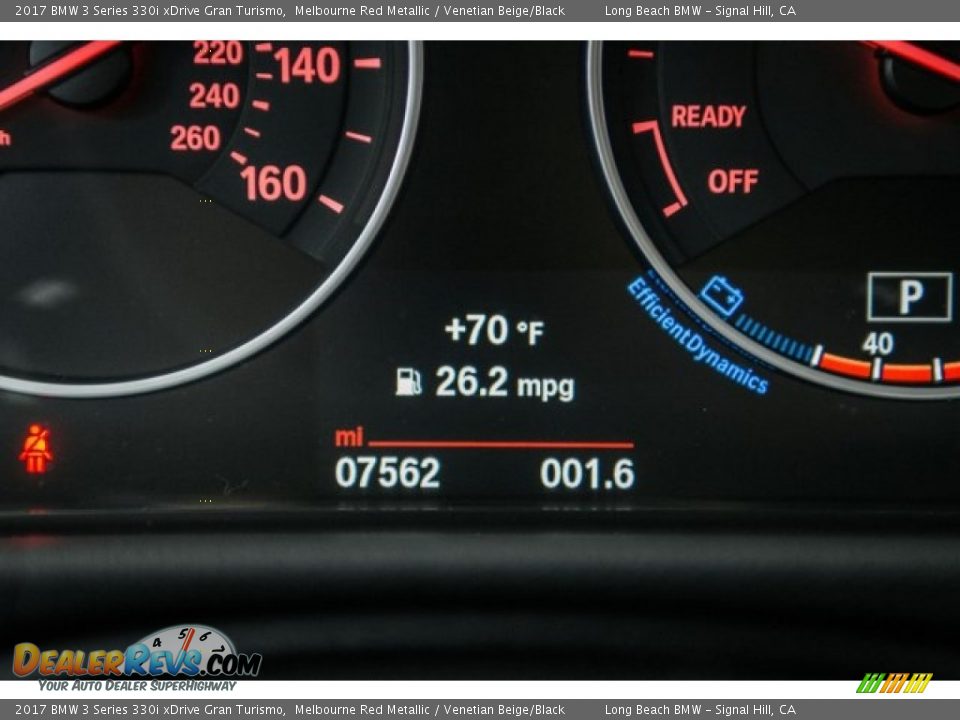 2017 BMW 3 Series 330i xDrive Gran Turismo Melbourne Red Metallic / Venetian Beige/Black Photo #29