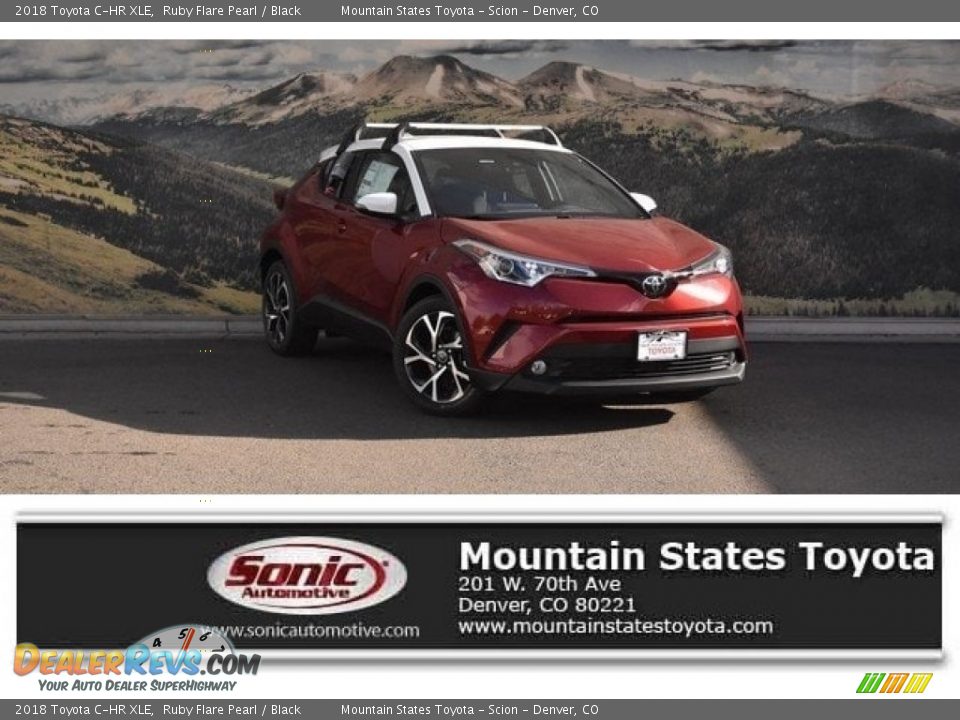2018 Toyota C-HR XLE Ruby Flare Pearl / Black Photo #1