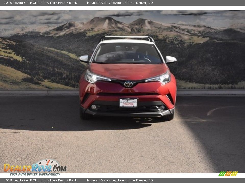 2018 Toyota C-HR XLE Ruby Flare Pearl / Black Photo #2